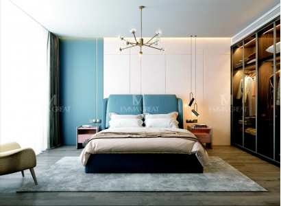 Bed 3-piece Bedroom Set Design Luxury Bedroom Hotel Furniture 2x